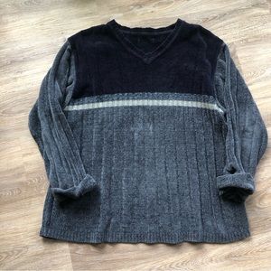 V neck sweater navy blue L men’s